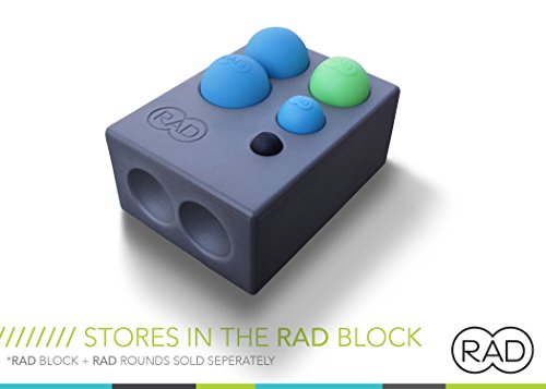 RAD Roller Stiff Peanut Massage Ball - High Density Peanut Massager - Myofascial Release for Back, Feet, Neck, Psoas - Suboccipital Release Device, Thoracic Spine Roller Balls