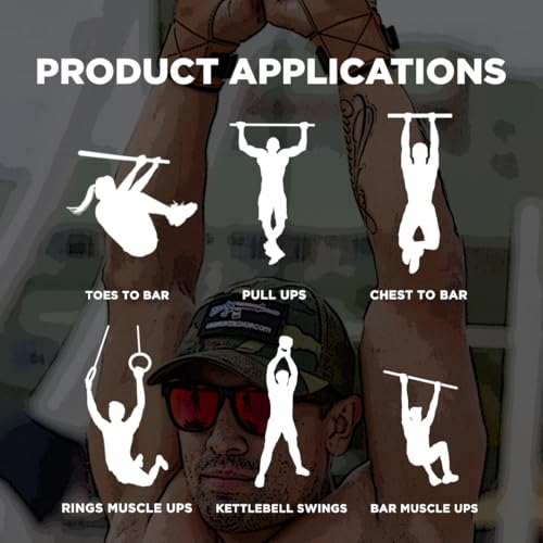 Unbroken Professional Crossfit Hand Grips with real Wrist Wraps Weightlifting Heavy Duty Gloves, Protect Your Hands and Get The Most from Your Lifts, Presses, Gymnastics Rings, Pull-ups (Black)