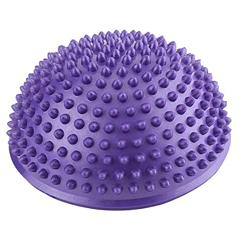 VGEBY Foot Massage Ball, Half Ball Balance Pods for Deep Tissue Muscle Therapy (Purple)