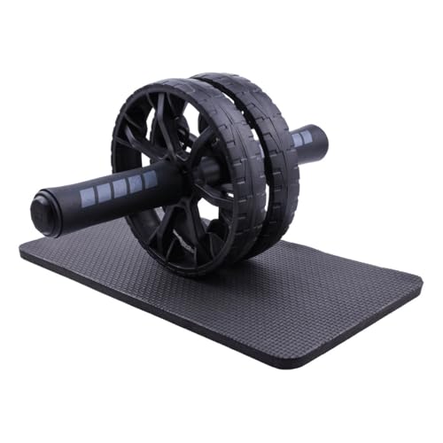 Ab Roller Wheel 2 Types Ab Roller No Noise Ab Wheel, Easy to Assemble, Abs Workout Equipment for Abdominal & Core Strength Training, Home Gym Exercise Wheels for Men & Women