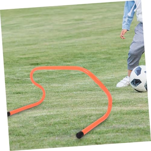 LIOOBO 4pcs Agility Hurdles 15cm Plastic Speed Training Hurdle Set for Football Soccer Agility and Sprint Drills Youth Sports Training Equipment