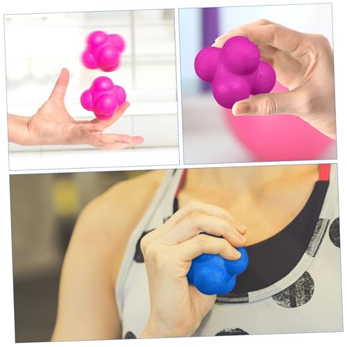 Yardwe 6pcs Colorful Reaction Balls Reflex Training Ball Goalkeeper Agility Sports Exercise