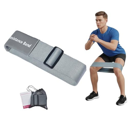 Adjustable Fabric Resistance Bands, Non-Slip Exercise Bands for Men and Women, Perfect Workout Bands for Glutes and Lower Body Training - 1 Pack