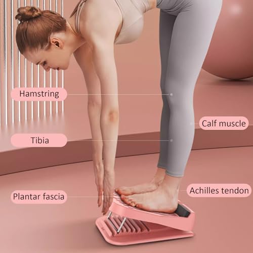 Calf Stretcher Slant Board 13-Level Adjustable Foldable Stretching Ramp with Magnets for Plantar Fasciitis Achilles Stretch Achilles Stretcher Ankle Balance Board Ankle - color: Style-1