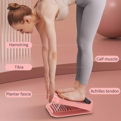 Calf Stretcher Slant Board 13-Level Adjustable Foldable Stretching Ramp with Magnets for Plantar Fasciitis Achilles Stretch Achilles Stretcher Ankle Balance Board Ankle - color: Style-1