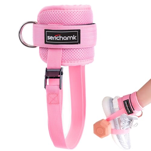 Adjustable Adjustable Feet Dumbbell Attachment,Feet Weight Lifting-Foot Weights for Exercise, Leg Extensions,Tibialis Trainer,Leg Lift Exercise Equipment - color: Style 3-Pink 1pc