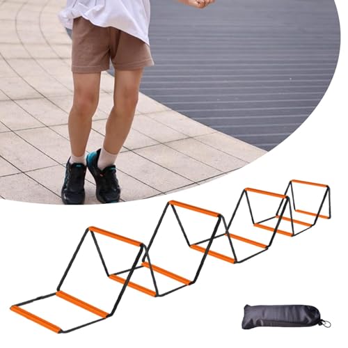 Portable Agility Ladder for Soccer and Fitness Training - size: 12 Grids