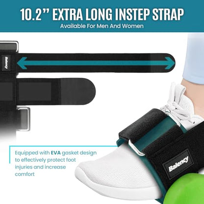 Dumbbell Foot Attachment for Leg Workout, Dumbbell Attachment Straps, Tibialis Trainer, Ankle Straps for Dumbbells, Dumbbell Foot Strap for Weight Lifting,Shin Splint,Hamstring Curls,Leg extensions - style: Style A