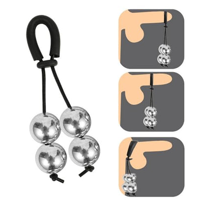 Men's Endurance Trainer, Hanging Metal Ball Exercise Ring (USF38) (4)
