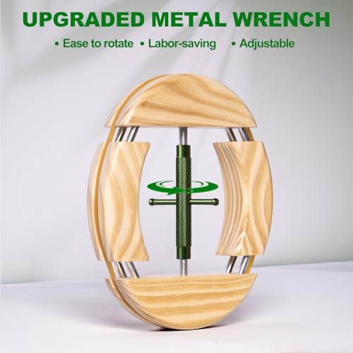 4 Way Hat Stretcher, Hat Stretcher for Fitted Hats, Heavy Duty Hats Shaper Extender w. Lever Wrench for Men All Kind of Caps - color: Green Upgraded_4way