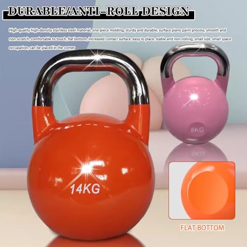 Kettlebell Weights Professional Fitness Competition Kettle Bells, Men's Abdominal Muscle Training Kettle Ball, Suitable for Home/Gym, Sports Equipment(10kg)