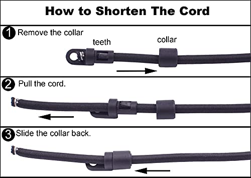 2 Pcs Rod Tamer Strap Holder Deck Mount Connector Gunwale Mount Rod Strap Rod Hold Down Strap - color: Black
