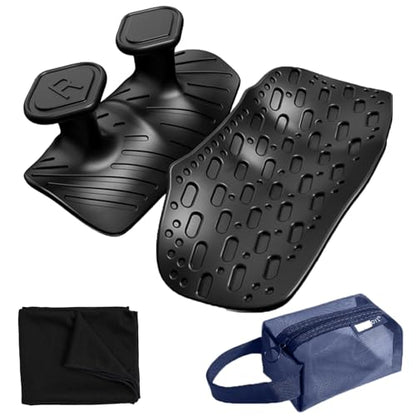 Upgraded Weight Lifting Grips for Women & Men - Extra Large & Thick Non-Slip Gym Grips, Ergonomic Workout Gloves for Pull-Ups, Dumbbell Exercises - color: Black-3