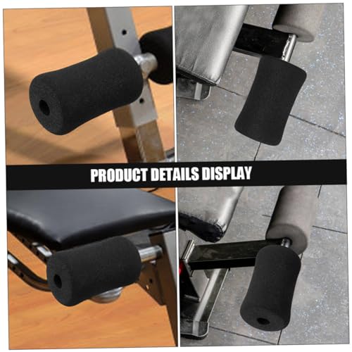 10pcs Gym Roller Foam Pads Replacement for Exercise Firm High Density Back Pad Ab Training Accessory Leg Extension Machine Cover