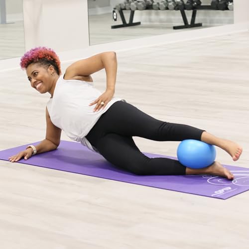 OPTP Franklin Method Air Ball – Soft, Inflatable Pilates Ball, Blue, 9"