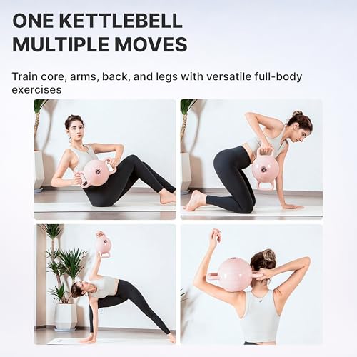 Water-Filled Adjustable Kettlebell, 2-12 lb, Dual Handle Weight for Women