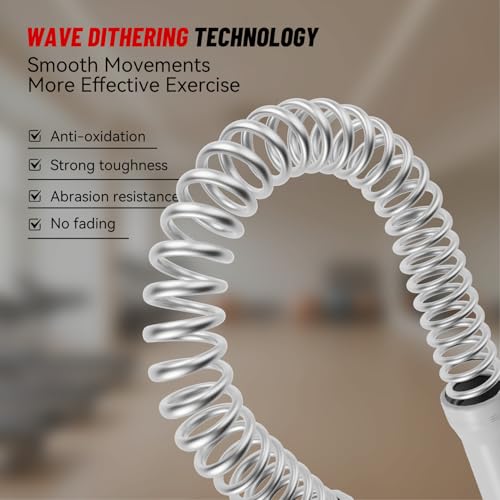 Cordless Ropeless Battle Ropes for Home Gym – Portable Weighted Workout Rope for HIIT, Cardio & Strength Training, Low-Impact Full Body Exercise Equipment for Men & Women