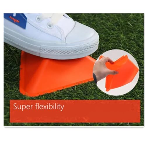 25pcs Soccer Cones with Holder Mark Disk Agility Drills Multi-Sport Training Space for Sports Basketball - color: Black