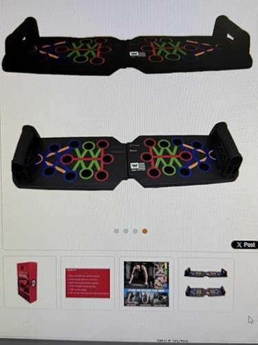 Push Up Board, Multi-Functional Workout System, Trains Multiple Muscle Groups, Home Gym