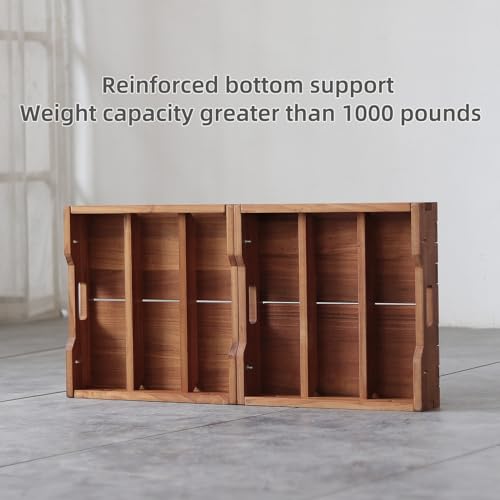 Wooden Platform 3.7" Height.One Step Stool Larger 31.5" for Adults&Senior. Carbonization Porch Step,Stair Assist Indoor&Outdoor,Bedside Foot Stepper,Mobility Stepping.for Handicap,Elderly,Kids