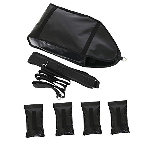 Adjustable Weight Sled Trainer with 4 Weight Sandbags - Upgrade Sandbag Sled Trainer Resistance Sleds Trainers for Sprinter Speed Training Outdoor Indoor - size: 10-40 lbs