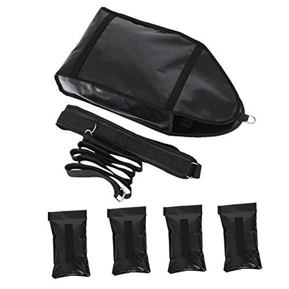 NAIZEA Adjustable Weight Sled Trainer with 4 Sandbags, Sand Sled - size: 10-40 lbs