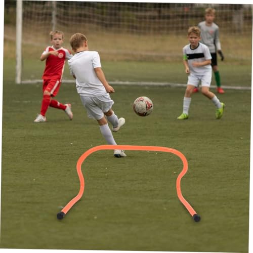 Totority 3pcs Agility Hurdles Set 15cm Plastic Speed Training Equipment for Soccer Track Field Running Drills and Youth Sports Conditioning