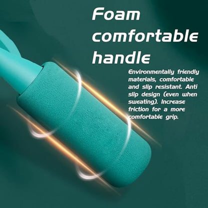 9.8 feet Adjustable Tangle-Free jumping rope exercise fitness home adult professional fat burning for fitness and weight loss - color: blue