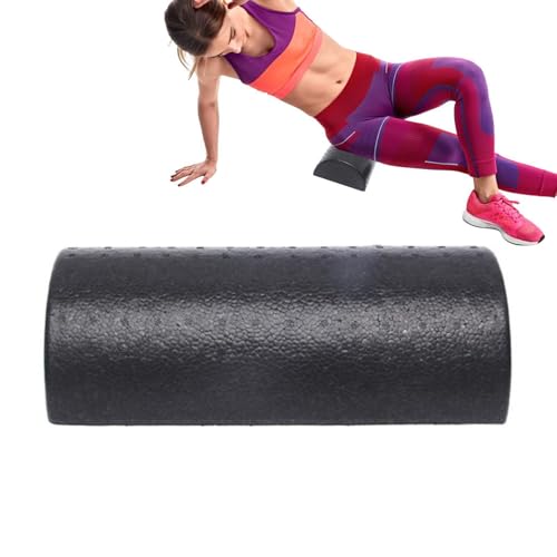 Soft Half Foam Roller - Half Round Massage Cylinder, Density Fitness