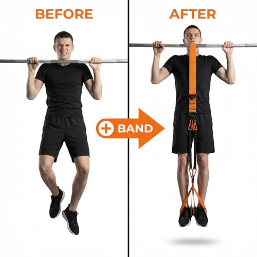 Pull Up Assistance Bands, Heavy Duty Adjustable Resistance Bands for Pull Up Bar WorkoutStrength Training Bands for Home Gym, Calisthenics, Body Stretching & Pull-Up Bar