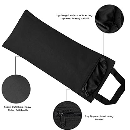 Yoga Sand Bag, Cotton Unfilled for Yogas, Weights & Resistance Training, Portable Weightlifting Sandbag