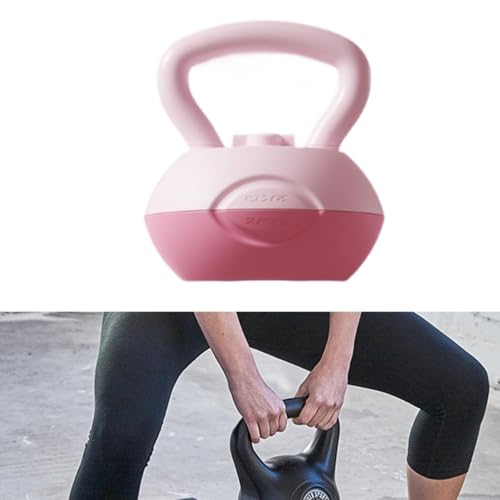 Water Filled Kettlebell,Yoga Fitness Kettlebell,Household,Body Exercise, Women Glute Training Tool Home Fitness Equipment, Pink