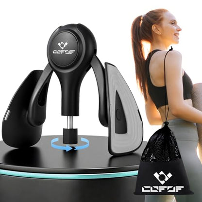 Thigh Trainer for Women, 15-70LB Adjustable Resistance Inner Thigh Exerciser for Pelvic Floor Muscle Repair, Thigh Trainer Kegel Exercise for Shaping, Yoga & Weight Loss at Home Gym