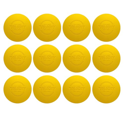 Velocity Pro Grip Lacrosse Balls - 6, 12, 18, 60 and 120 Packs - Certified for Youth, Club, High School, CLA, and College Game Play