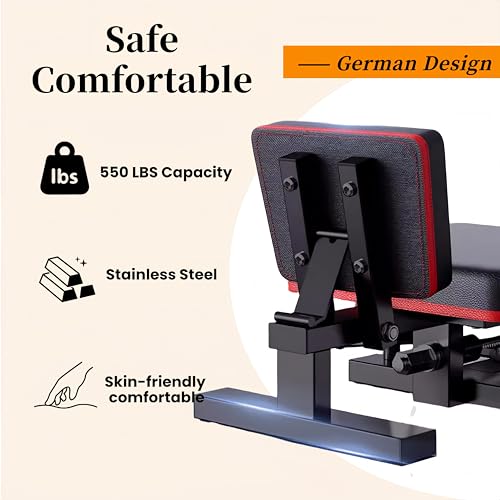 Heavy-Duty Steel Split Machine, 400lbs Leg Press, 240°Rotation Abductor Calf Stretcher for Home/Gym/Dance Studio, Portable Gym Equipment for Women/Dancers/Yoga