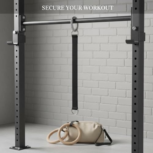 TPE Hanging Strap for Pull-Up Bar, Loop Attachment for Rings and Sandbags, Home Gym Accessory (1 PC)