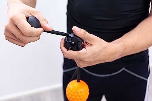 activelife - HighTrainer, Double Lacrosse Resistance Band and Balls Massager for Deep Tissue Massage, Gaming Accessory for Comfort, Stretching and Exercise for the Back, Neck and Shoulders