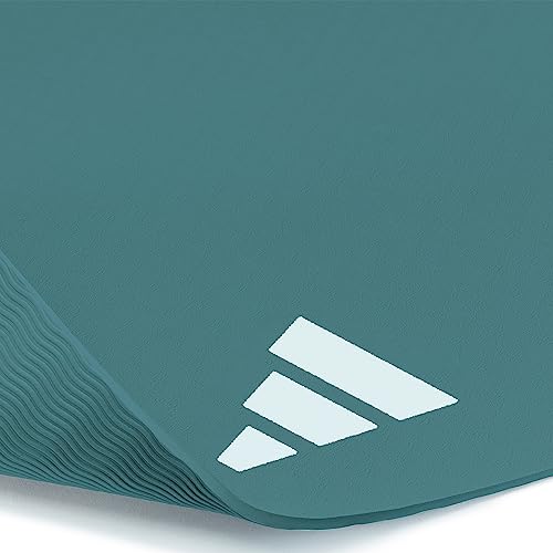 adidas Yoga Mat - Eco Friendly - Non Slip, Durable Textured Surface, 8mm