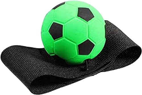 JJLFresheners Wrist Return Ball Rubber Sport Ball with Wrist Strap and String Rebound Bouncy Balls Wrist Rebound on Elastic String Exercise Play