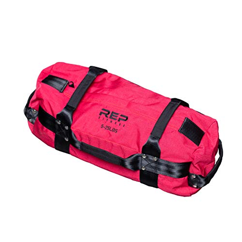 REP Fitness Sandbags - Heavy Duty Workout Sandbags for Training, Cross-Training Workouts, Fitness, Exercise and Military Conditioning - Multiple Sizes and Colors - color: Small-Red