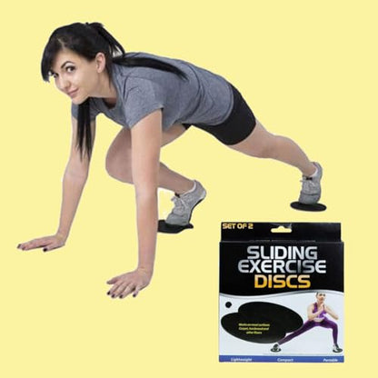 Sliding Exercise Discs Tone or Strengthen for Core and AB Workout Sliders Sport Full Body Workout