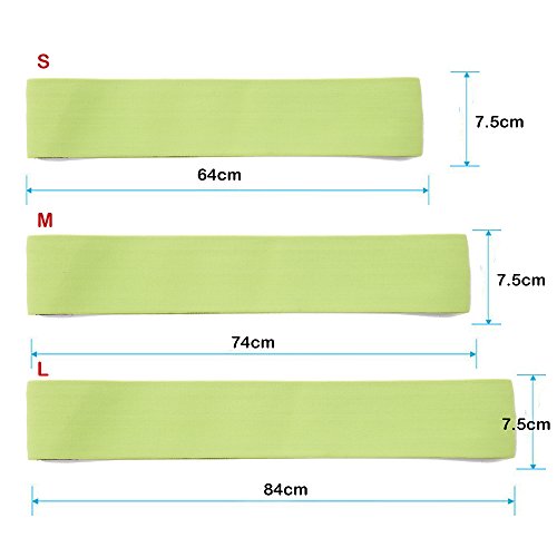 Resistance Hip Band, Non-Slip Elastic Cotton Resistance Exercise Band, Home Fitness Equipment for Glutes Butt Peach Booty Workout, Leg Stretching Warming Up Training Circle, with Carry Bag