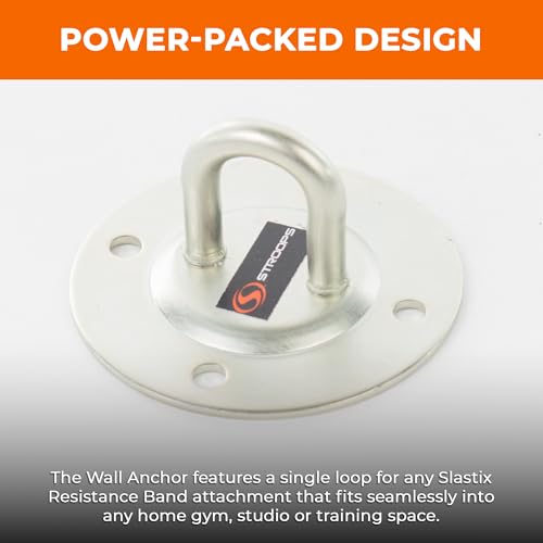 Spine Resistance Band Wall Anchor for Home Gym Workouts | Resistance Bands Wall Mount System for Strength Training, Stretching and Fitness Exercises