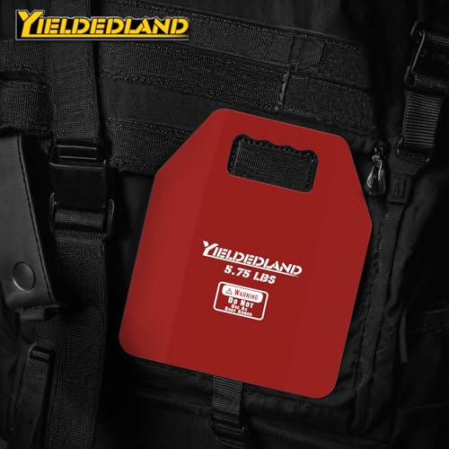 Curved Weight Vest Plates, 5.75/8.75lbs Pairs, Weighted Vest Men Woman, Strength and Endurance Training, Fitness Workouts, Running, Walking - color: Red, size: 5.75LB Plate