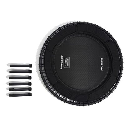 JumpSport 44" PRO Fitness Trampoline Model 530, Professional Rebounder, Adjustable Bounce, Elastic Cord System, 3-Piece Frame, Large Jump Surface, Low-Impact Cardio & Strength Training, 325lb Capacity