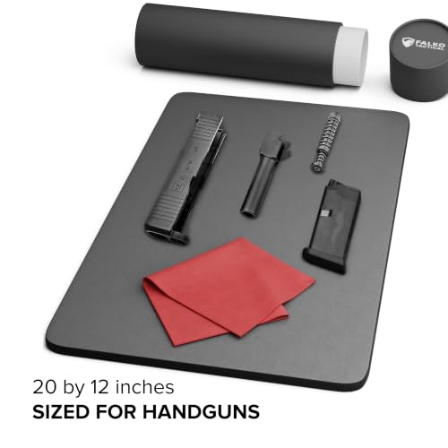 Falko Tactical Gun Cleaning Mat, Gun Mat for Handgun, Rifle and Shotgun - color: Grey, size: 20x12