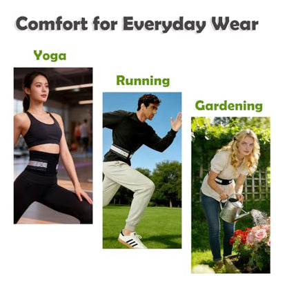 Lightweight Lower Back Brace for Women Men: Narrow Lumbar Support for Pain Relief/Adjutable Dual Compression Belt Alleviates Pain in Lower Back, Leg, Pelvis, Hip&Spine Sciatica/Good for Work Excercise - size: Small