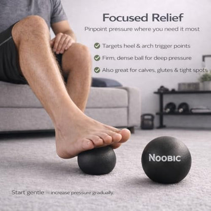 Plantar Fasciitis Night Splint, Foot Roller & Lacrosse Ball for Tension Relief, Foot Pain Relief Heel Spur, Arch Pain, Achilles Tendonitis, Comfortable and Gentle Foot Brace Men and Women (L)