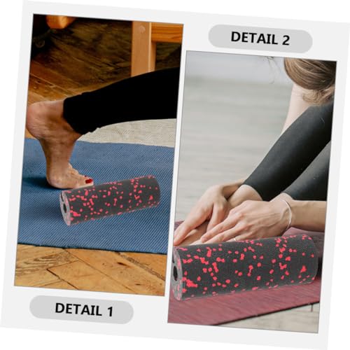 POPETPOP 2Pcs Compact Foam Roller Set Hollow Portable Muscle Massage Roller for Back Pain Relief Lightweight Exercise Tool for Travel and Fitness