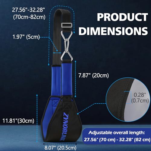 Adjustable Hanging Ab Straps for Pull Up Bar, Core & Abdominal Workout Equipment for Strength Training and Leg Raises，Gym Ab Slings Straps Padded Arm Support with D-Ring Strap, Men Women